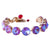 Large Everyday Rivoli Bracelet "Sun-Kissed Blush" *Custom*