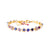 Small Flower Cluster Bracelet in "Wildberry" *Custom*