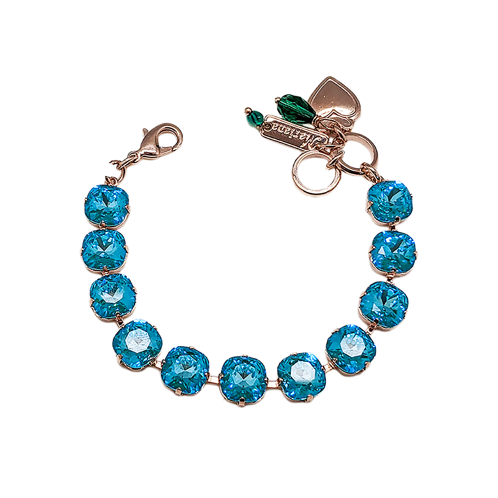 Small Cushion Cut Bracelet in Sun-Kissed "Laguna" *Preorder*