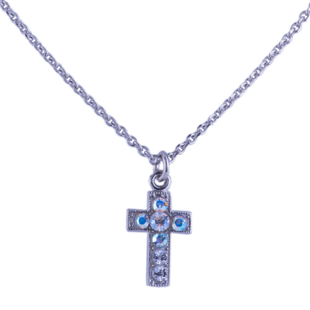 Petite Cross Pendant in "Winds of Change" *Custom*