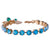 Medium Classic Crystal Bracelet in "Sun-Kissed Laguna" *Custom*