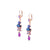 Marquise Elemental Leverback Earrings in "Wildberry" *Custom*