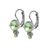 Medium Trio Cluster Leverback Earrings in Sun-Kissed "Peridot" *Custom*
