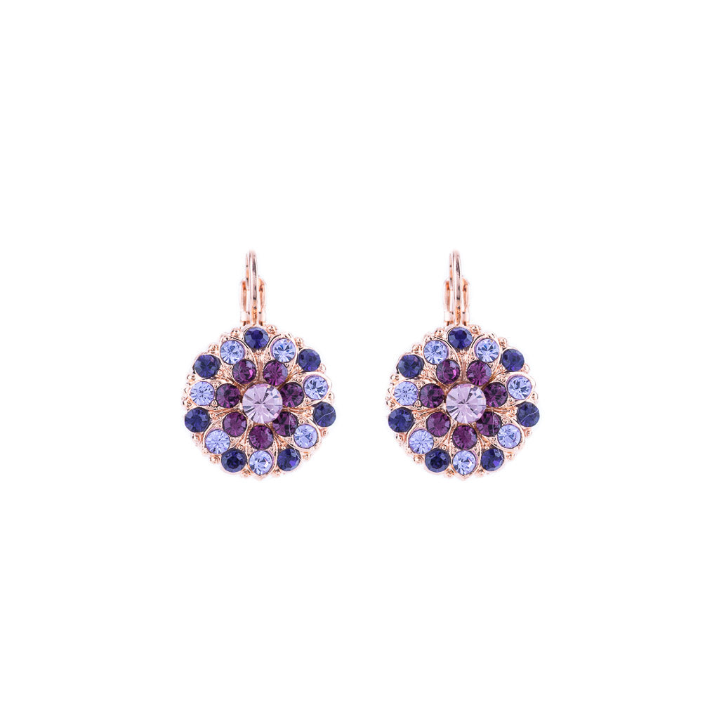 Guardian Angel Leverback Earrings in "Wildberry" *Custom*