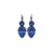 Round and Pear Leverback Earrings in Sun-Kissed "Capri" *Custom*