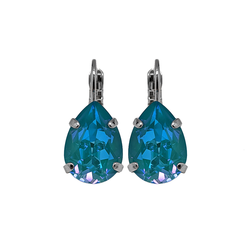 Pear Leverback Earrings in Sun-Kissed "Laguna" *Preorder*