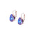 Pear Leverback Earrings in Sun-Kissed Plum *Preorder*