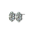 Large Flower Post Earrings in "Ivory" *Custom*
