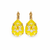 Large Pear Leverback Earrings in Sun-Kissed "Sunshine" *Custom*