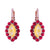 Marquise Halo Leverback Earrings in "Pretty Woman" *Custom*