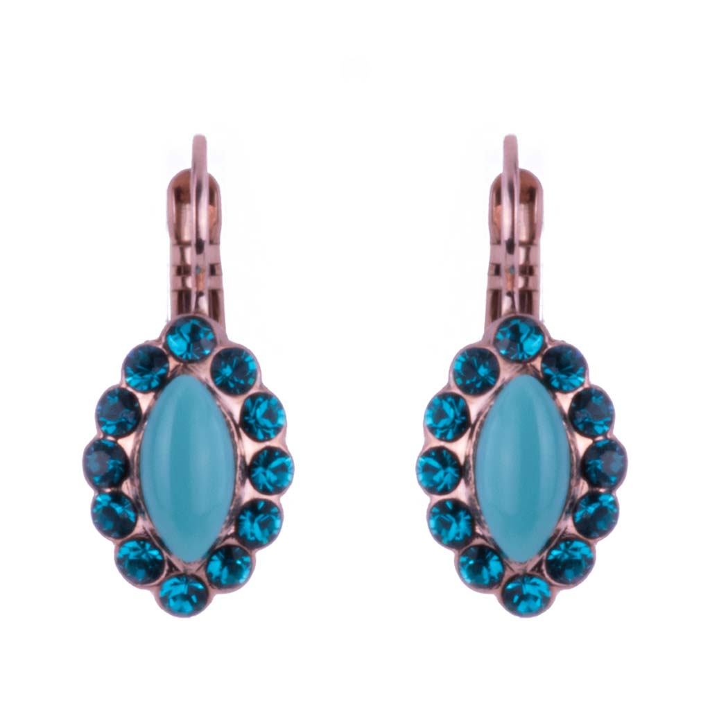 Marquise Halo Leverback Earrings in "Addicted to Love" *Custom*