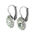 Medium Pavé Leverback Earrings "On a Clear Day" *Custom*