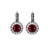 Large Halo Leverback Earrings in "True Romance" *Custom*