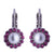 Medium Rosette Leverback Earrings in "Roxanne" *Custom*