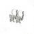 Butterfly Leverback Earrings in "Crystal Moonlight" *Custom*