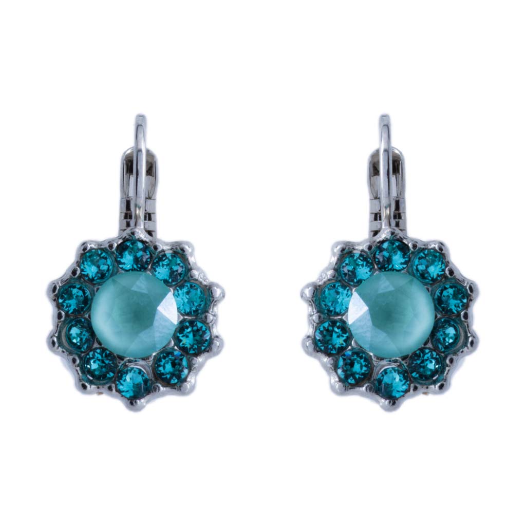 Rosette Leverback Earrings in "Addicted to Love" *Custom*