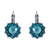 Rosette Leverback Earrings in "Addicted to Love" *Custom*