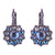 Large Rosette Leverback Earrings in "Winds of Change" *Custom*