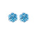 Petite Flower Post Earrings *Choose Your Color* - Rhodium