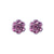 Petite Flower Post Earrings *Choose Your Color* - Rhodium