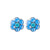 Petite Flower Post Earrings *Choose Your Color* - Rhodium
