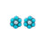 Petite Flower Post Earrings *Choose Your Color* - Rhodium