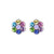Petite Flower Post Earrings *Choose Your Color* - Rhodium