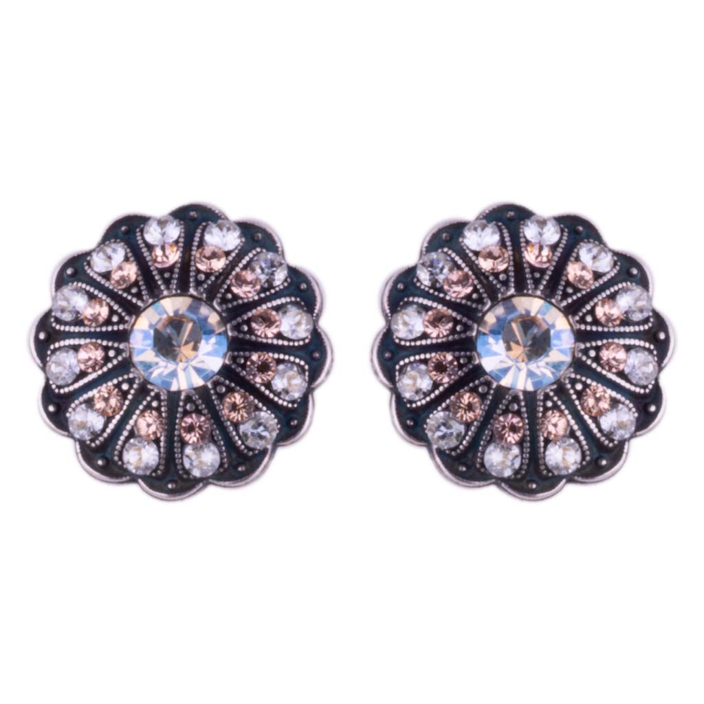 Extra Luxurious Blossom Leverback Earrings in "Dancing in the Moonlight" *Custom*