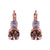 Medium Double Stone Leverback Earrings in "Dancing in the Moonlight"  *Custom*