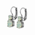 Medium Double Stone Earrings in White Opal *Custom*