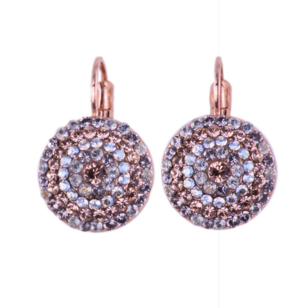 Extra Luxurious Pavé Leverback Earrings in "Dancing in the Moonlight" *Custom*