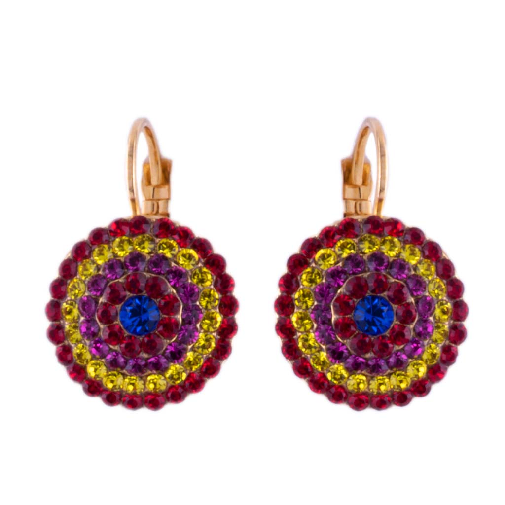 Extra Luxurious Pavé Leverback Earrings in "Pretty Woman" *Custom*