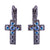 Petite Cross Leverback Earrings in "Winds of Change" *Custom*