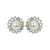 Extra Luxurious Rosette Post Earrings in "Ivory" *Custom*