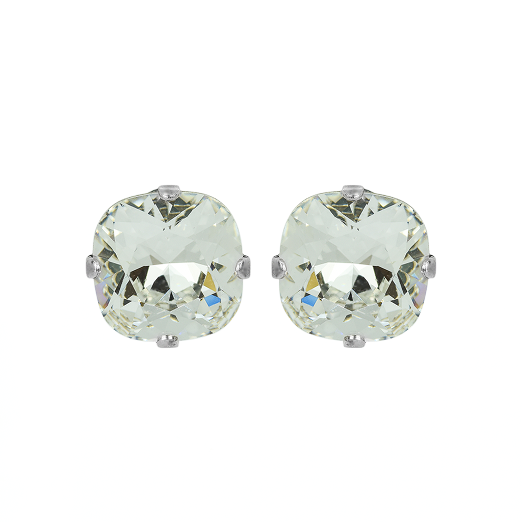 Cushion Cut Bridal Post Earrings in "On A Clear Day" *Custom*