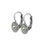 Petite Pavé Bridal Leverback Earrings in "On A Clear Day" *Custom*