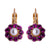 Medium Flower Leverback Earrings in "Roxanne" *Custom*