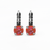 Petite Single Stone Leverback Earrings in Sun-Kissed "Sunset" *Preorder*