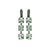 Petite Three Stone Leverback Earrings in "Crystal Moonlight" *Preorder