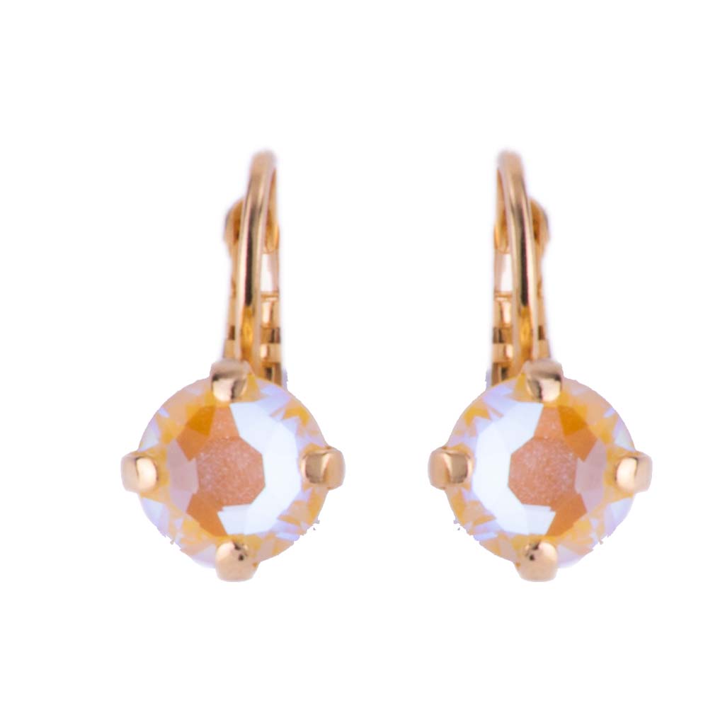 Medium Classic Single Leverback Earrings in "Sun-Kissed Sunshine" *Custom*