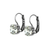 Medium Leverback Earrings in Clear *Custom*