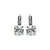 Medium Leverback Earrings in Clear *Custom*