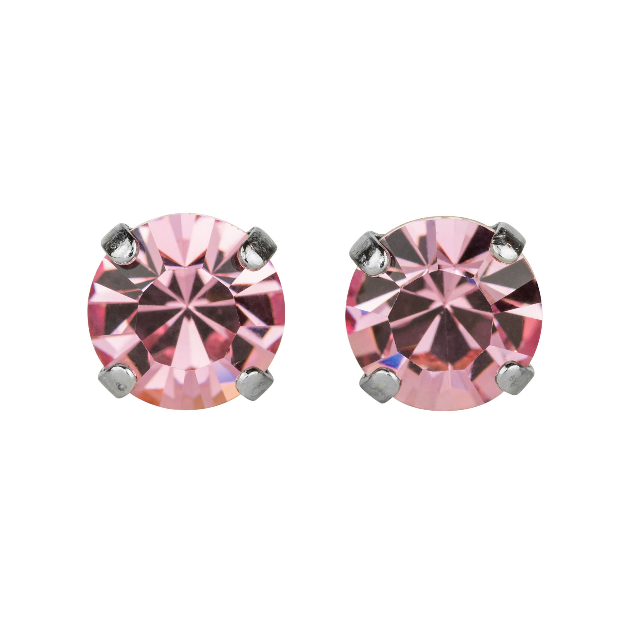 Medium Everyday Post Earrings in Light Rose *Custom*
