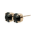 Medium Everyday Post Earrings in Jet Black *Custom*