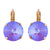 Large Everyday Rivoli Leverback Earrings in "Sun-Kissed Blush" *Custom*