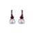 Small Oval Classic Leverback Earrings in "True Romance"  *Custom*