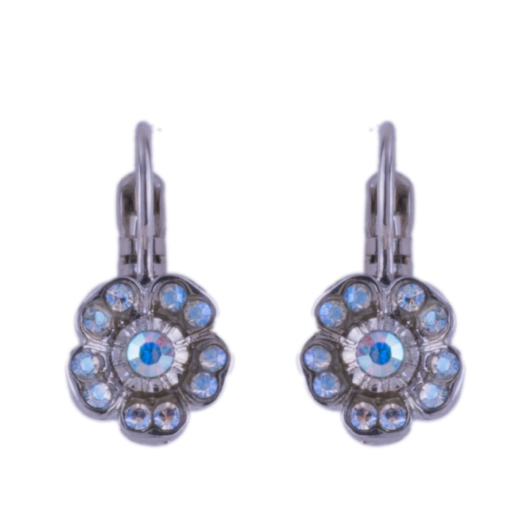 Petite Cosmos Leverback Earrings in "Winds of Change" *Custom*