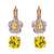 Cosmos Drop Leverback Earrings in "Fields of Gold" *Custom*