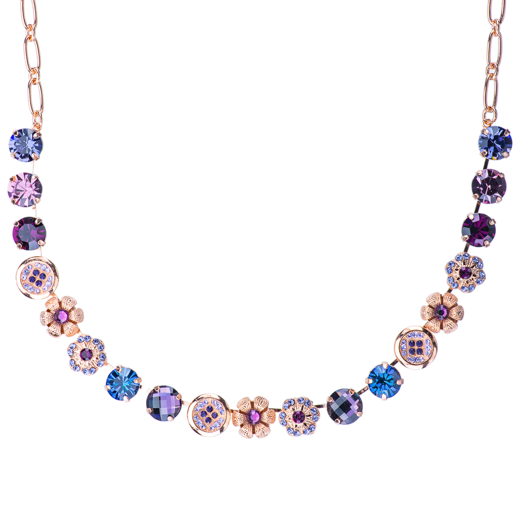 Large Adorned Necklace in "Wildberry" *Custom*