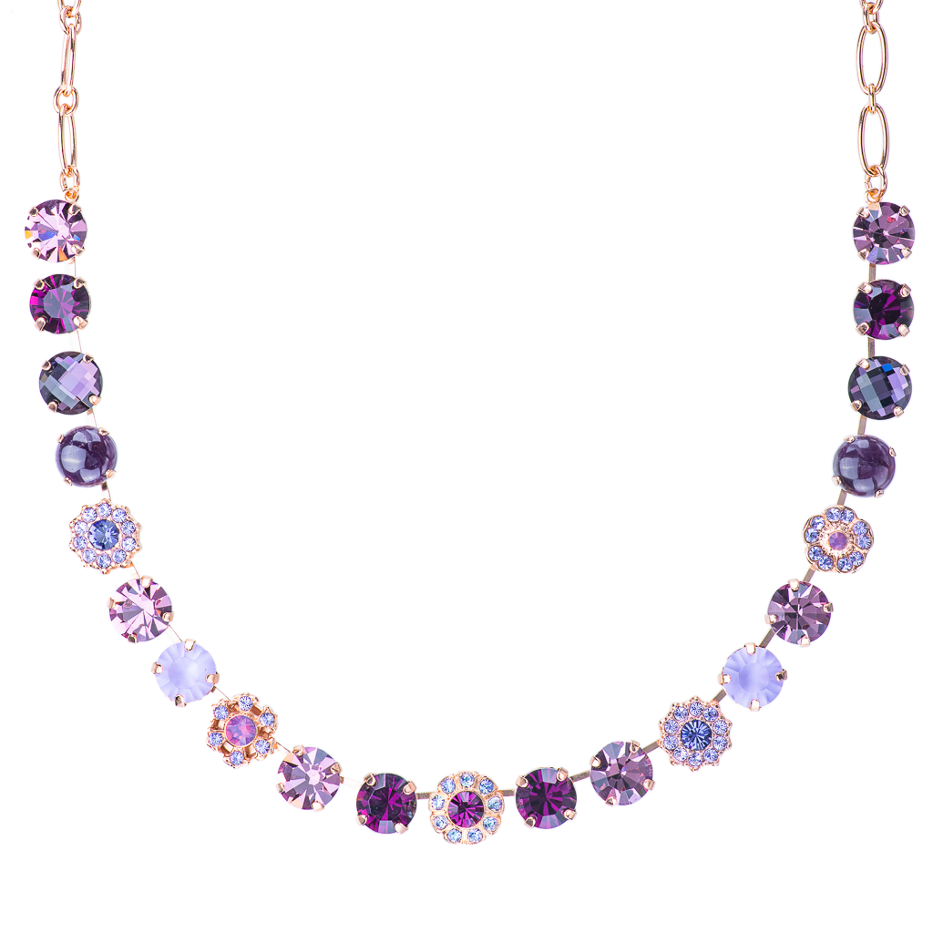 Large Daisy Necklace in "Wildberry" *Custom*